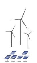 Grafik Windräder und PV